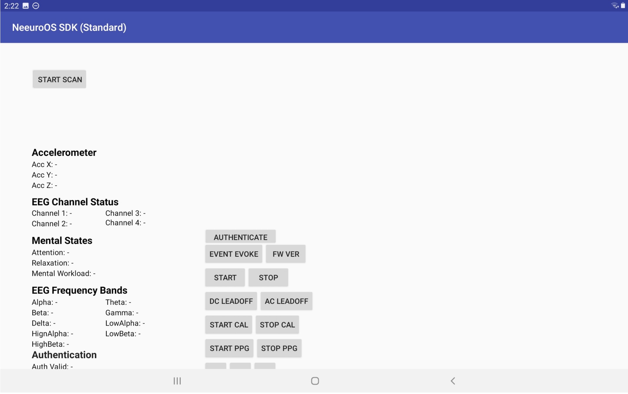 Image of the Android SDK App