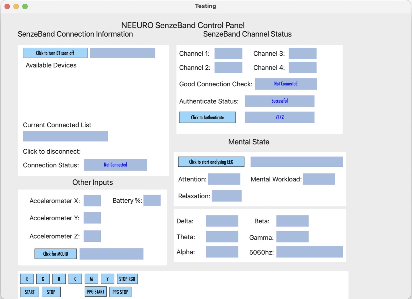 Image of the iOS SDK App