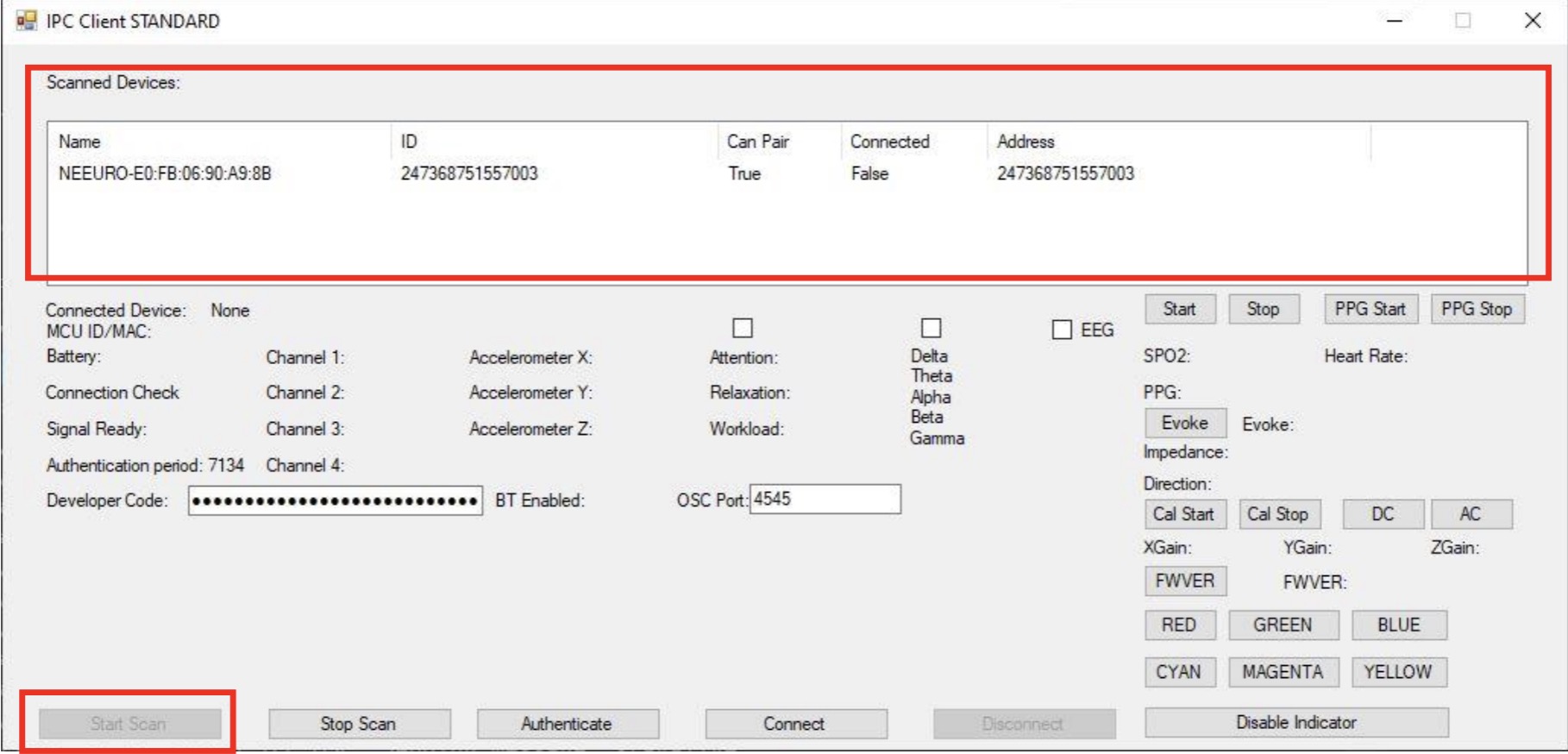 Image of how to Start Scan